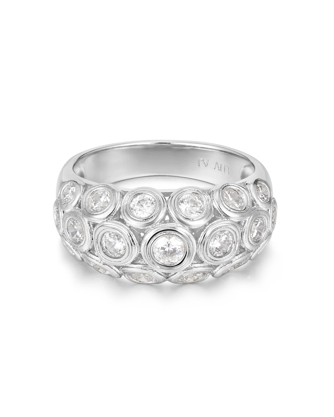Sienna Stone Ring in Silver — alternate view 2