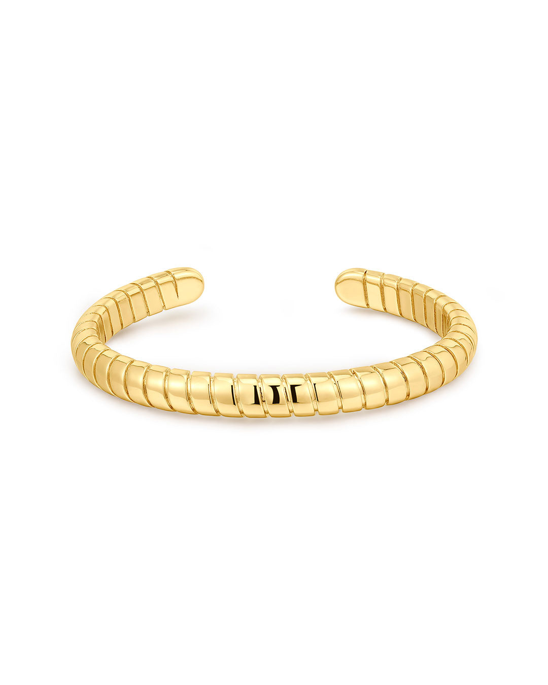 Snake Chain Cuff in Gold