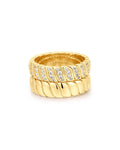 Snake Chain Ring Set in Gold