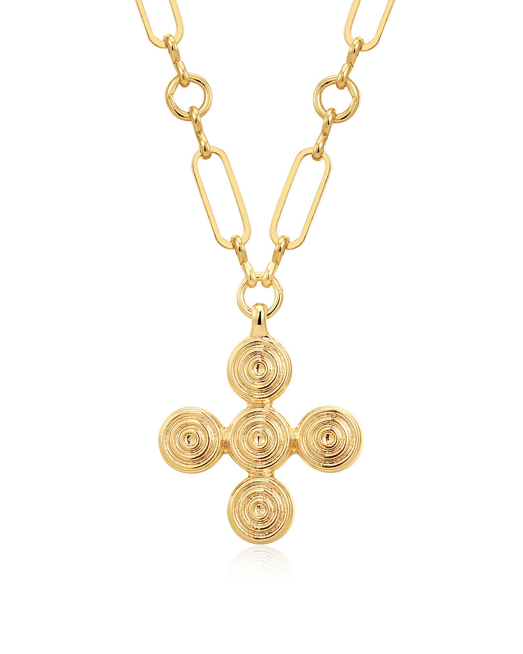 Spirale Pendant Necklace in Gold