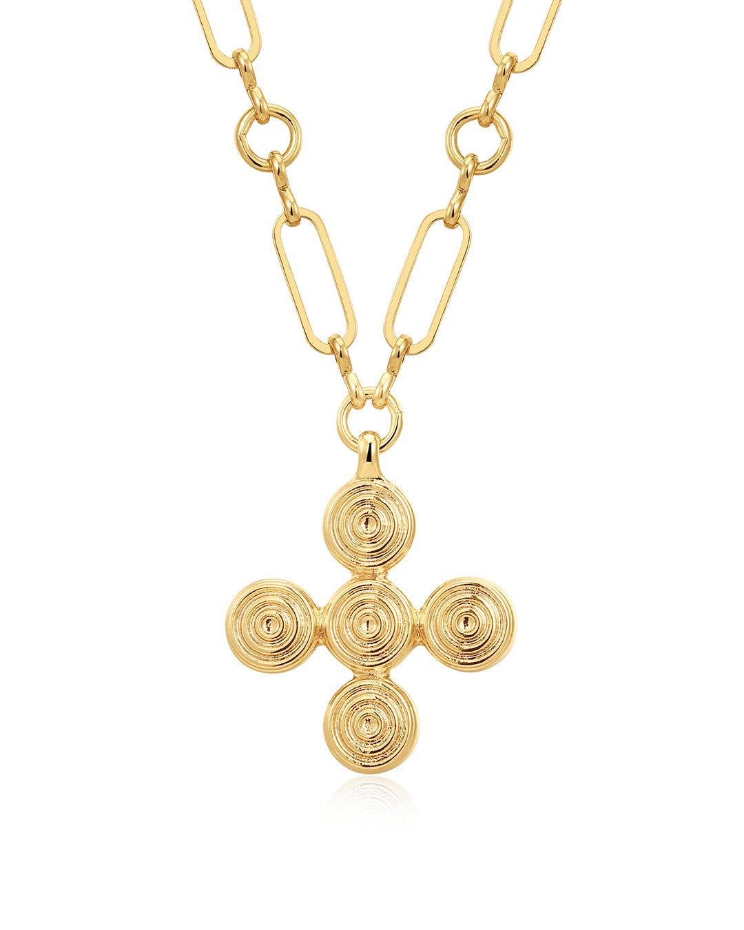 Spirale Pendant Necklace in Gold