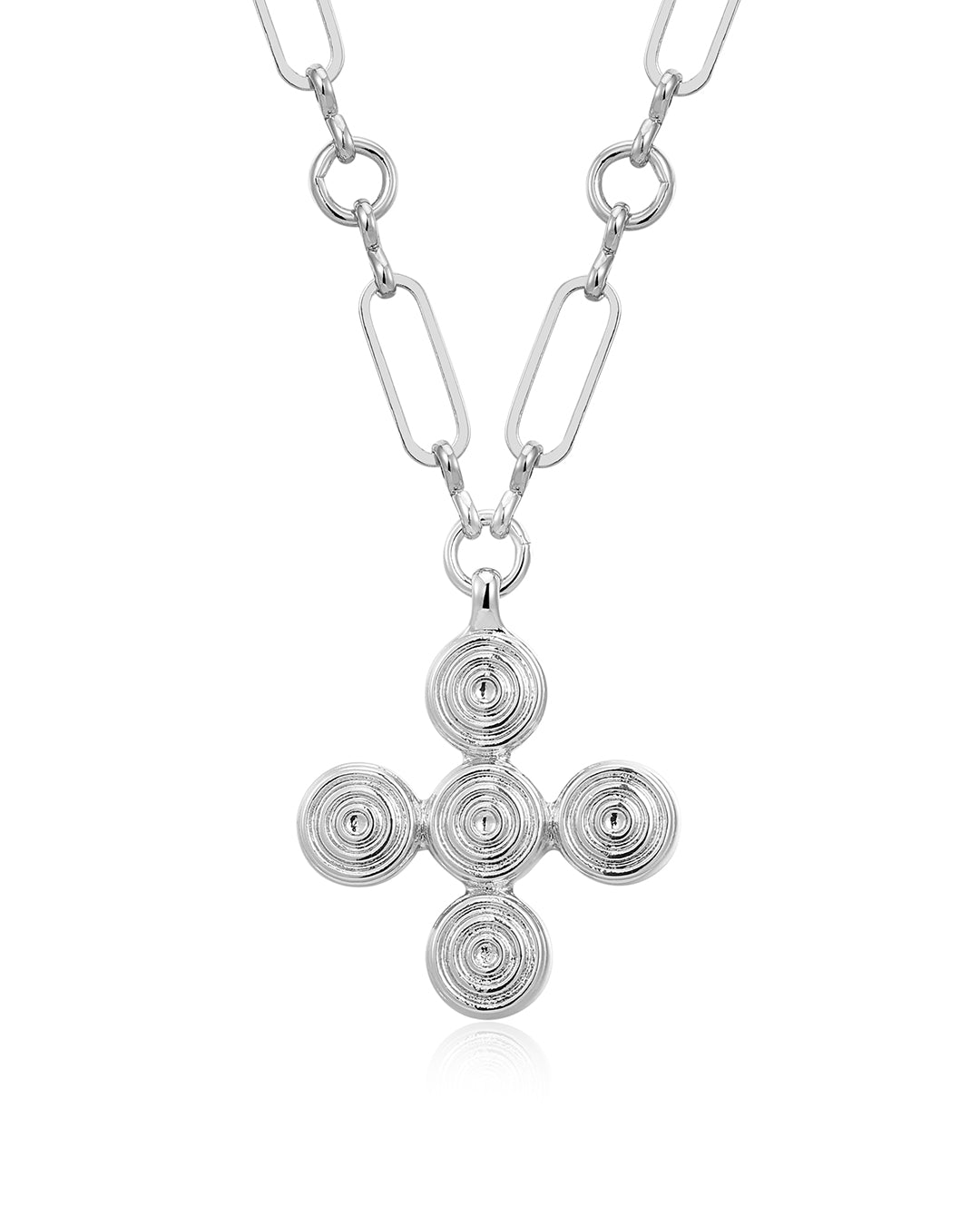 Spirale Pendant Necklace in Silver — alternate view