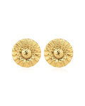 Sunflower Studs in Gold