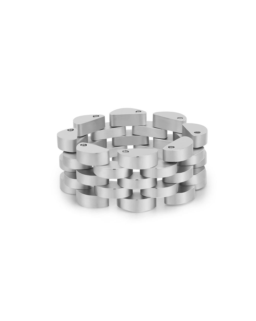 Timepiece Ring in Silver — alternate view