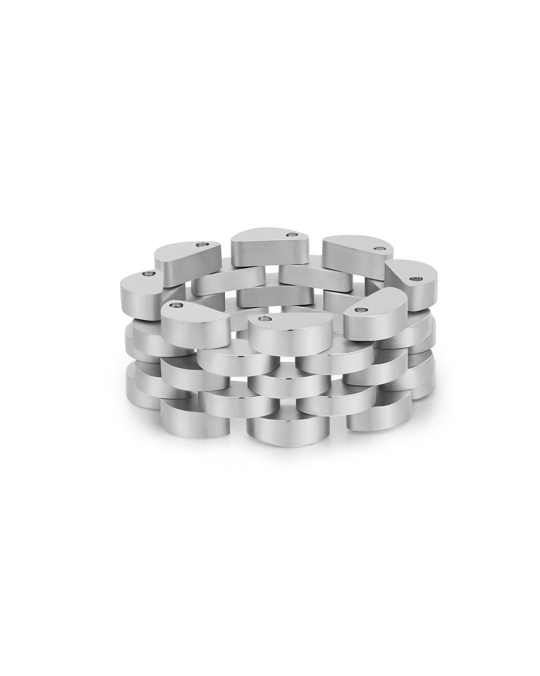 Timepiece Ring in Silver — alternate view