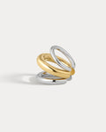 Two Tone Cala Ear Cuff - Earrings