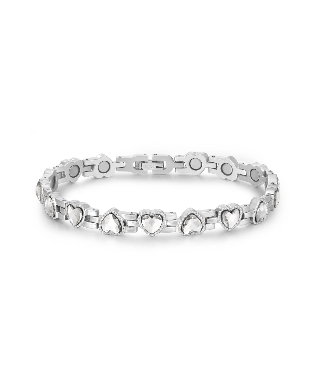 Cross My Heart Anklet - Silver