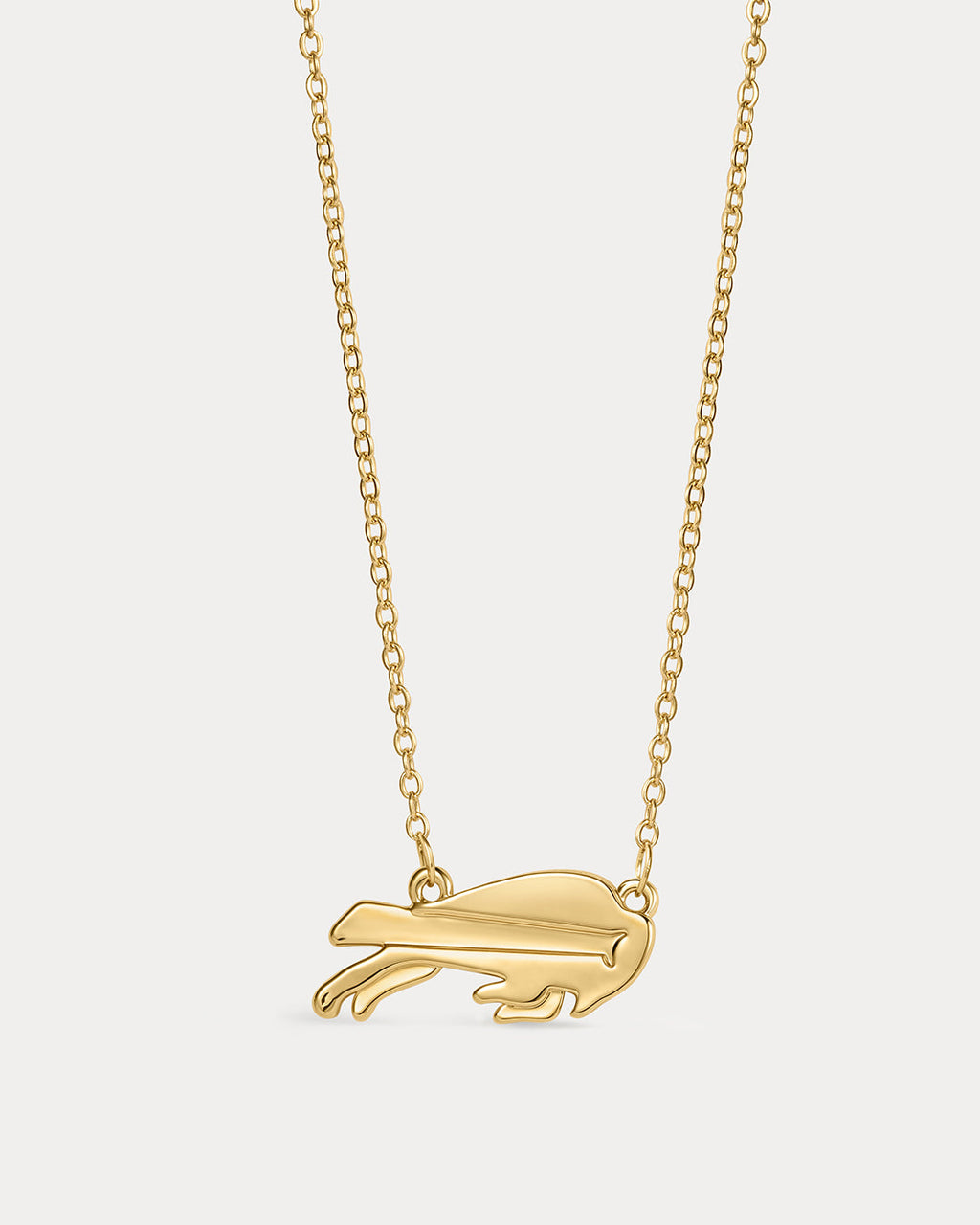 NFL Logo Charm Necklace - Gold — another angle
