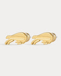 NFL Logo Studs - Gold - Earrings — alternate view 2