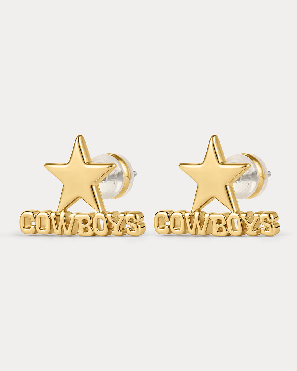NFL Logo Studs - Gold - Earrings — detail view 2