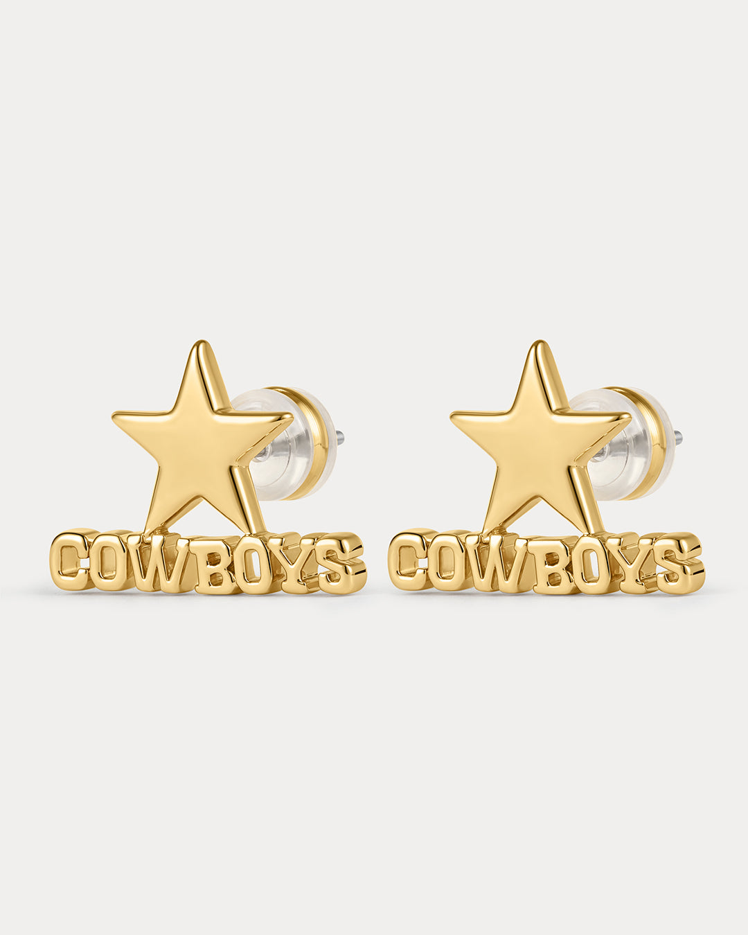 NFL Logo Studs - Gold - Earrings — detail view 2