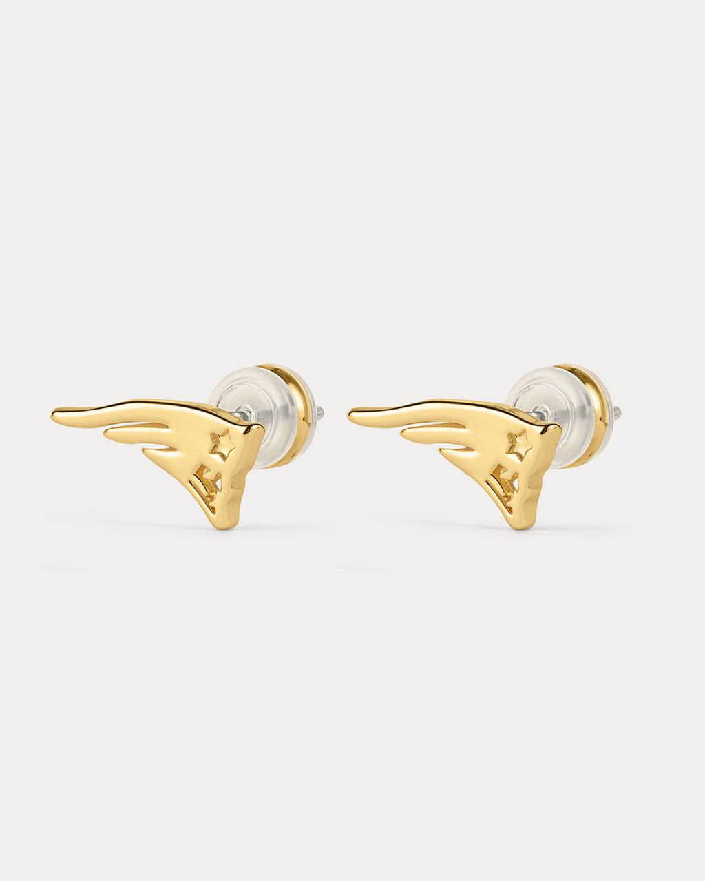 NFL Logo Studs - Gold - Earrings — alternate view 2 2