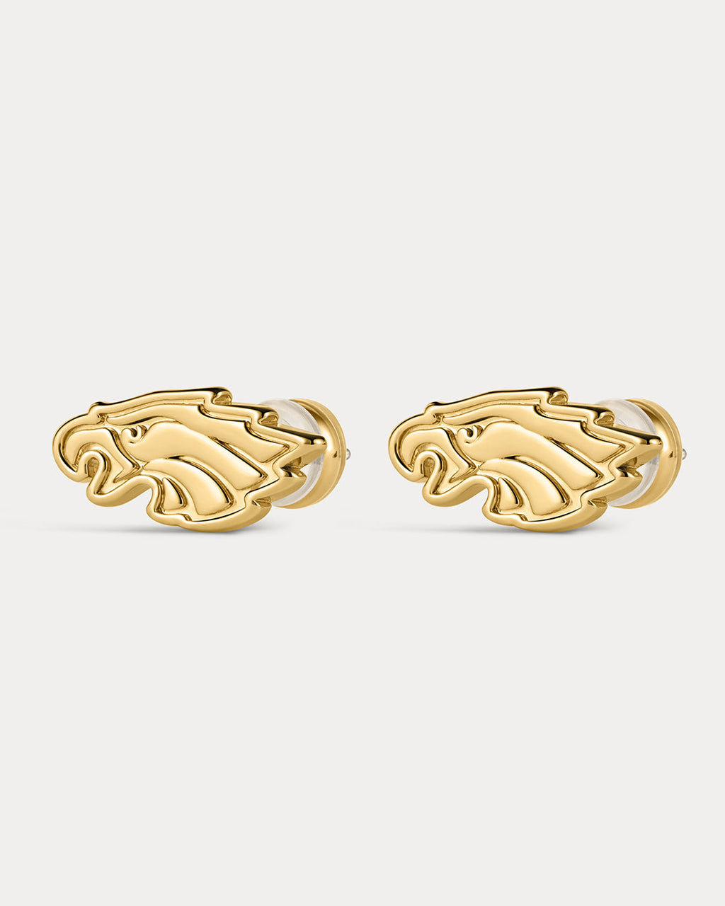NFL Logo Studs - Gold - Earrings — alternate view 3