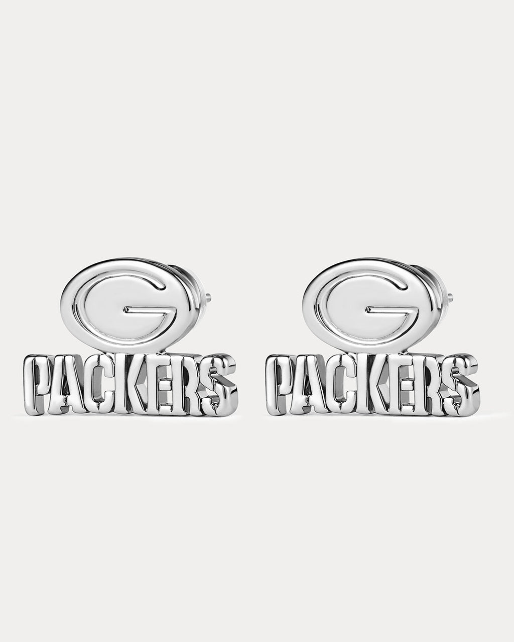 NFL Logo Studs - Silver - Earrings — packaging view