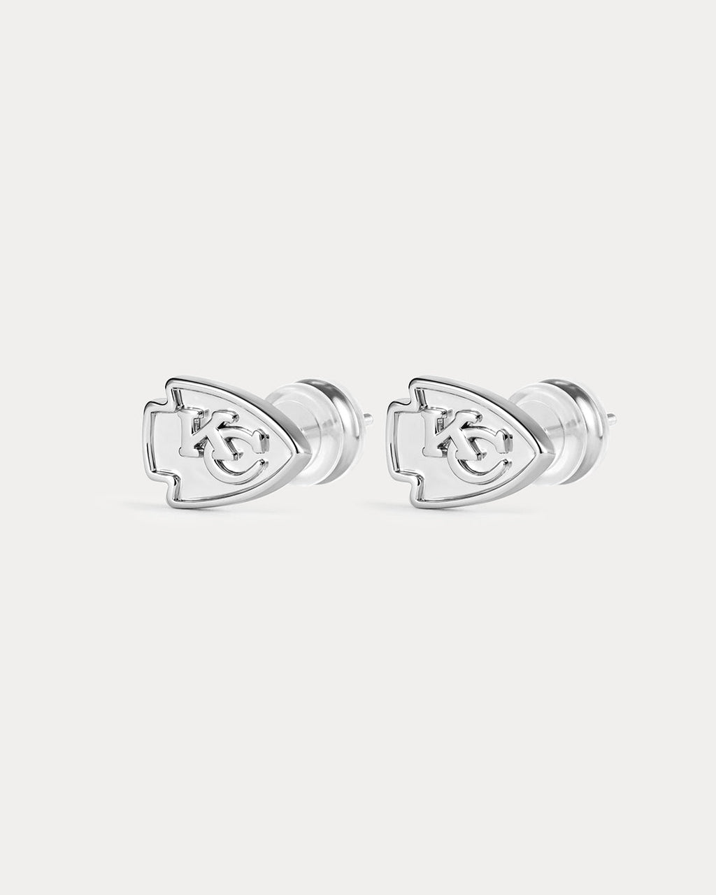 NFL Logo Studs - Silver - Earrings