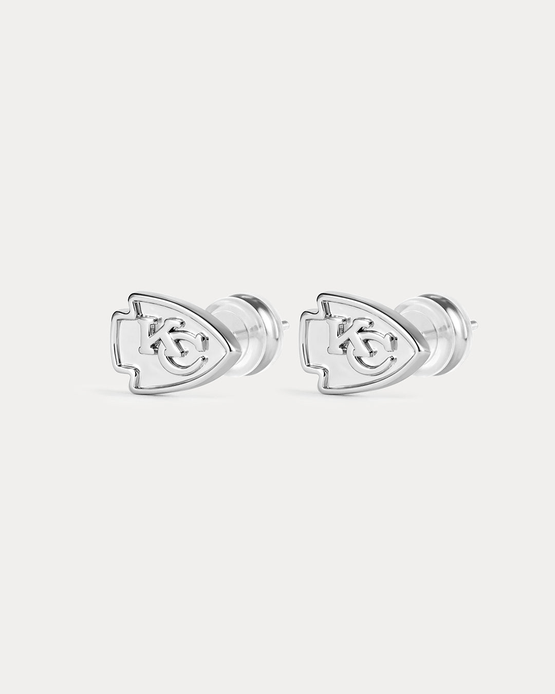 NFL Logo Studs - Silver - Earrings