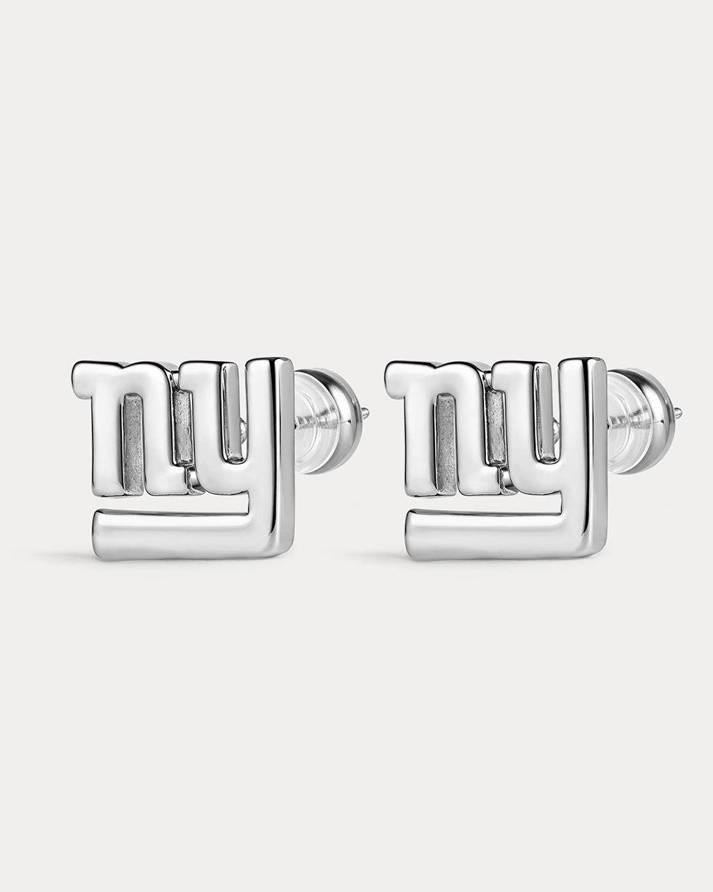 NFL Logo Studs - Silver - Earrings — detail view 2