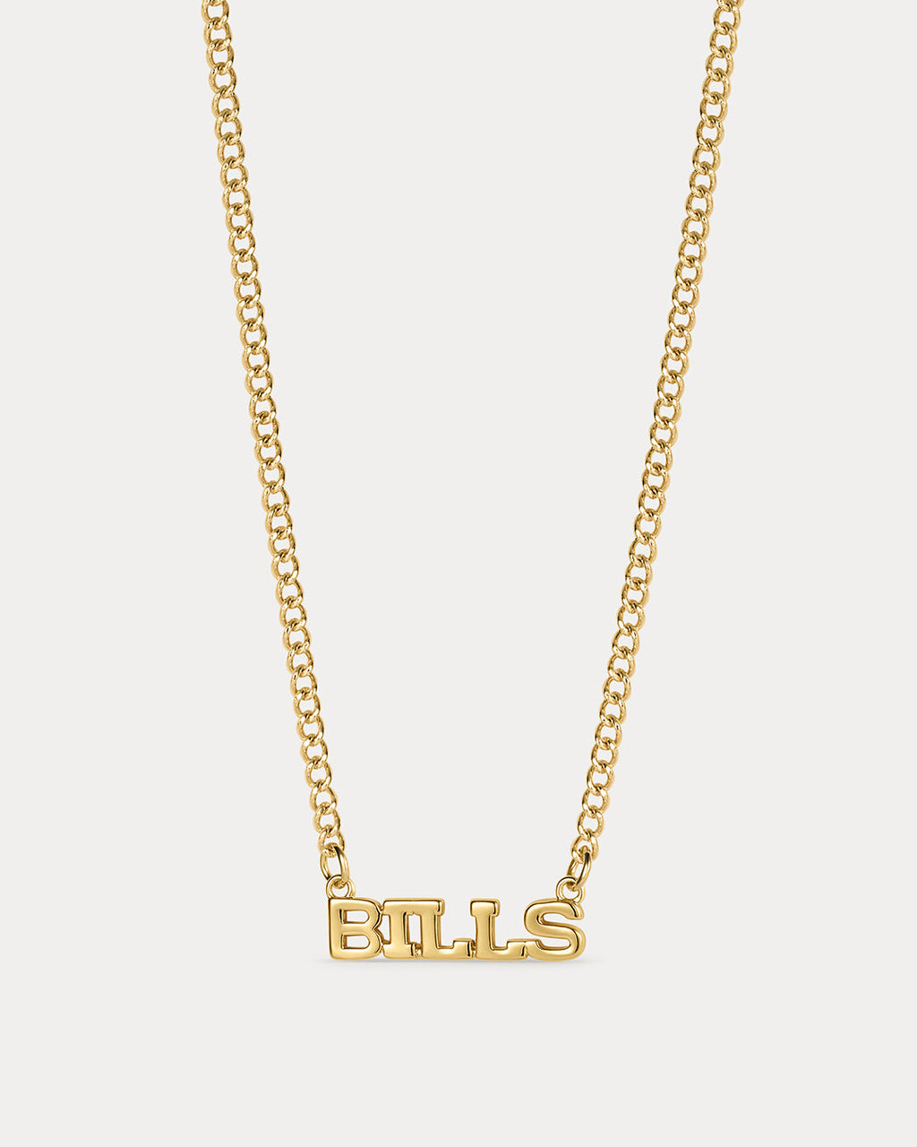 NFL Nameplate Necklace - Gold — alternate view
