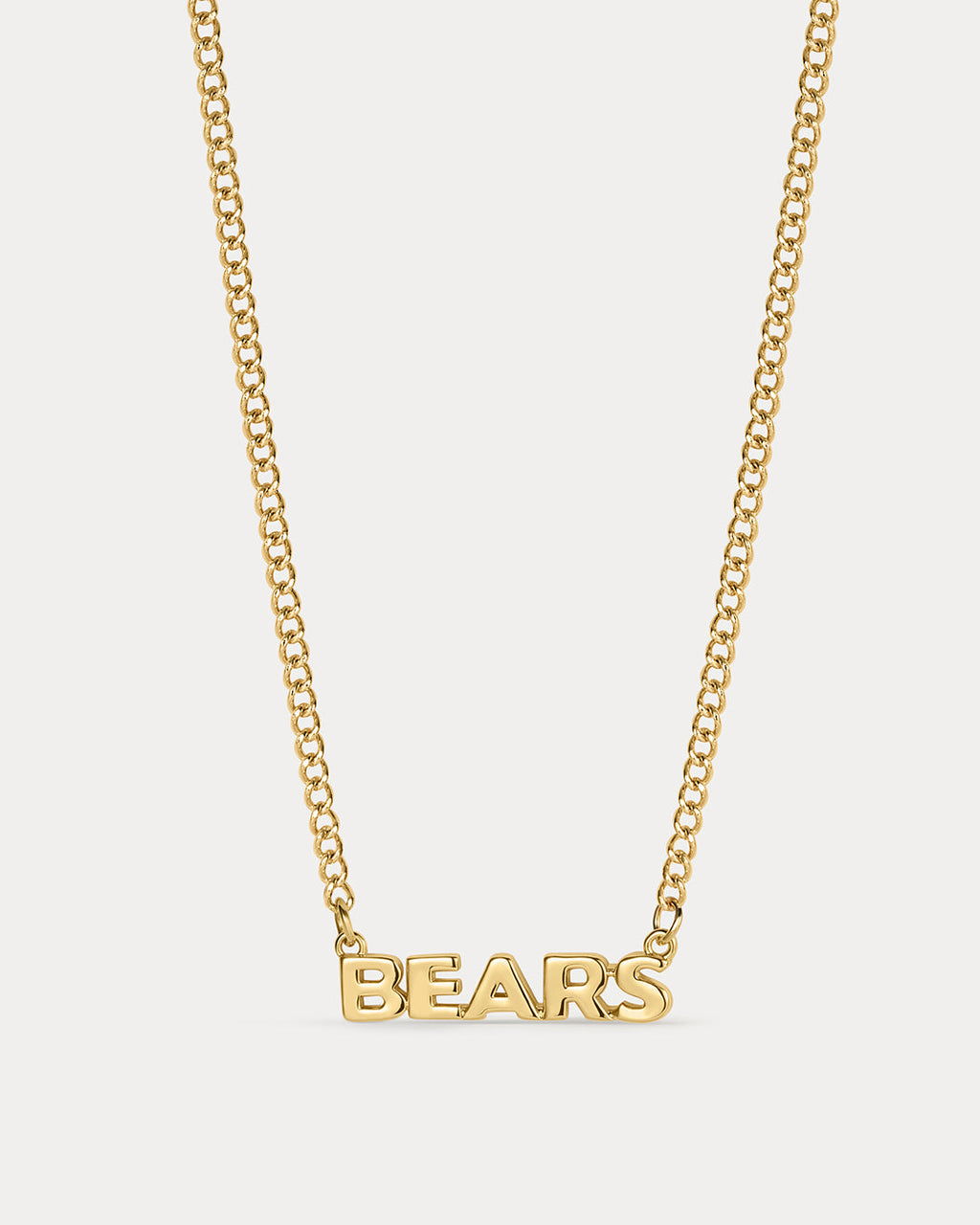 NFL Nameplate Necklace - Gold — alternate view 2 2