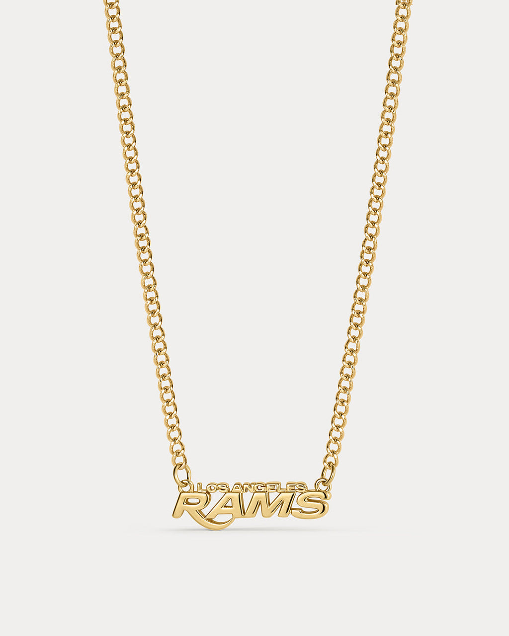 NFL Nameplate Necklace - Gold — alternate view 2