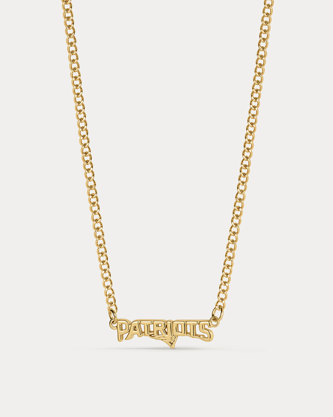 NFL Nameplate Necklace - Gold — alternate view 2