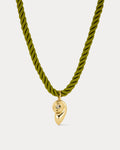 Palma Shell Cord Necklace - Gold
