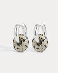Palma Washer Hoops - Silver