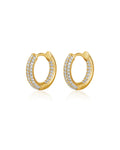 Reversible Mini Amalfi Hoops - Gold