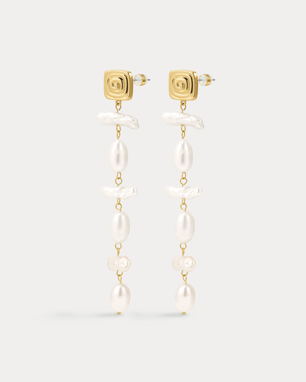 Seychelles Pearl Drop Studs - Gold - Earrings
