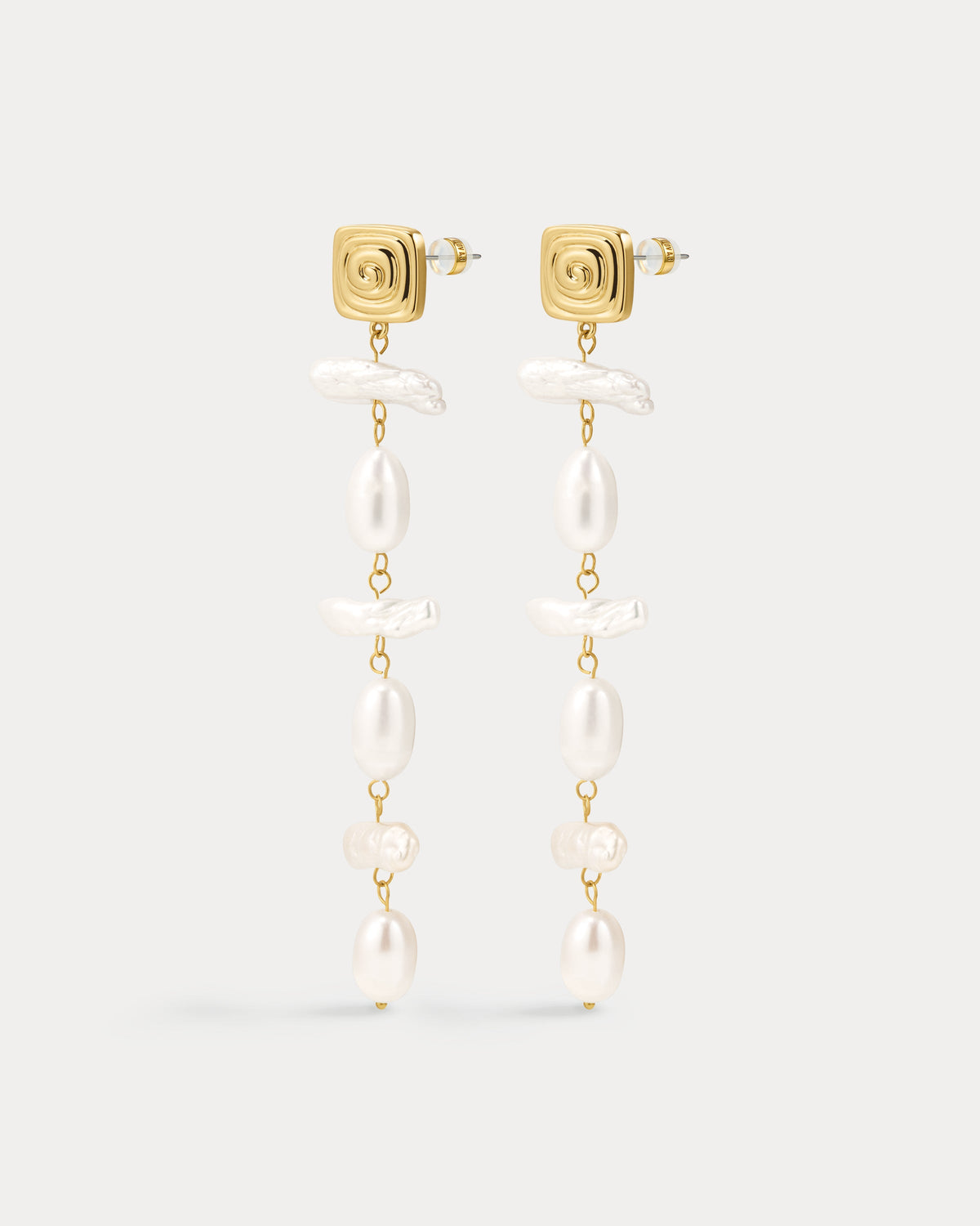 Seychelles Pearl Drop Studs - Gold - Earrings