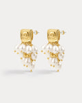 Seychelles Pearl Statement Studs - Gold - Earrings