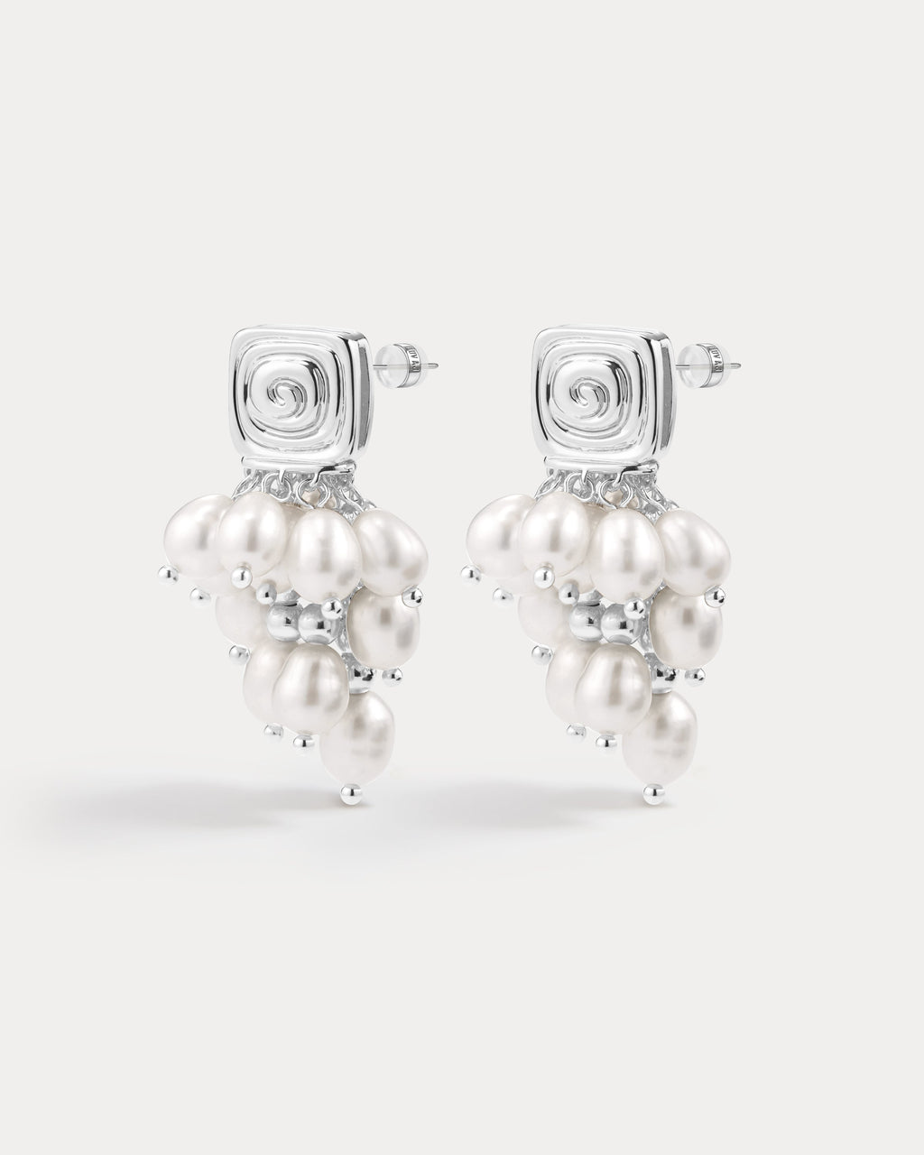 Seychelles Pearl Statement Studs - Silver - Earrings