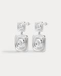 Seychelles Statement Earrings - Silver