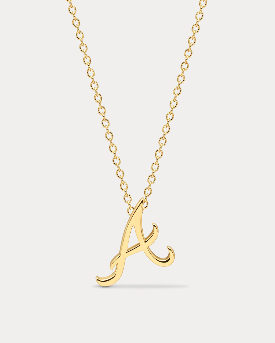 MLB Logo Charm Necklace in Gold — another angle 3