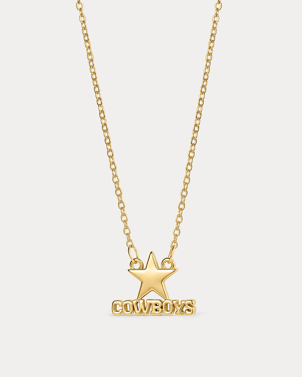 NFL Logo Charm Necklace - Gold — alternate view 2