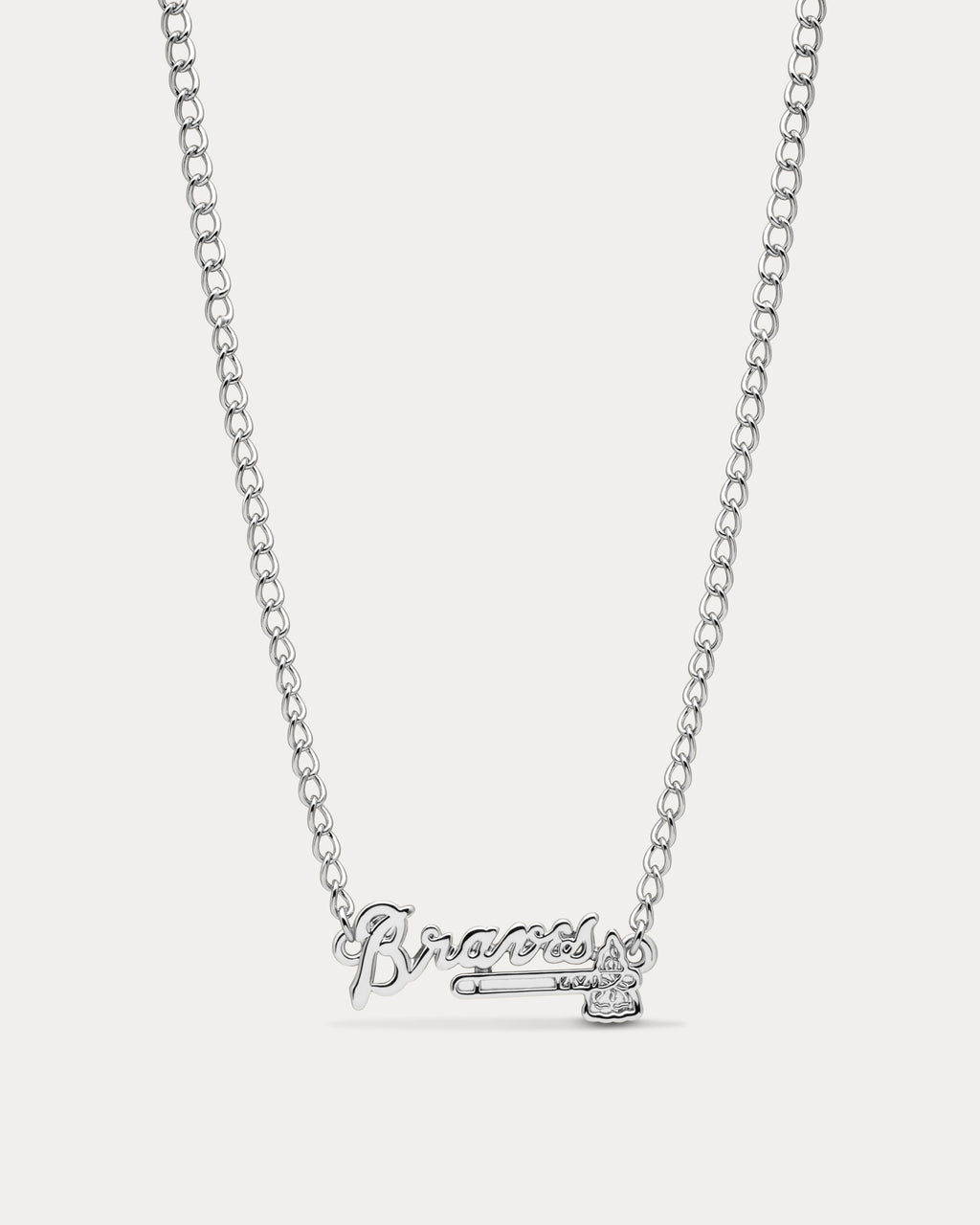 MLB Nameplate Necklace in Silver — alternate view 4