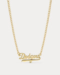 MLB Nameplate Necklace in Gold