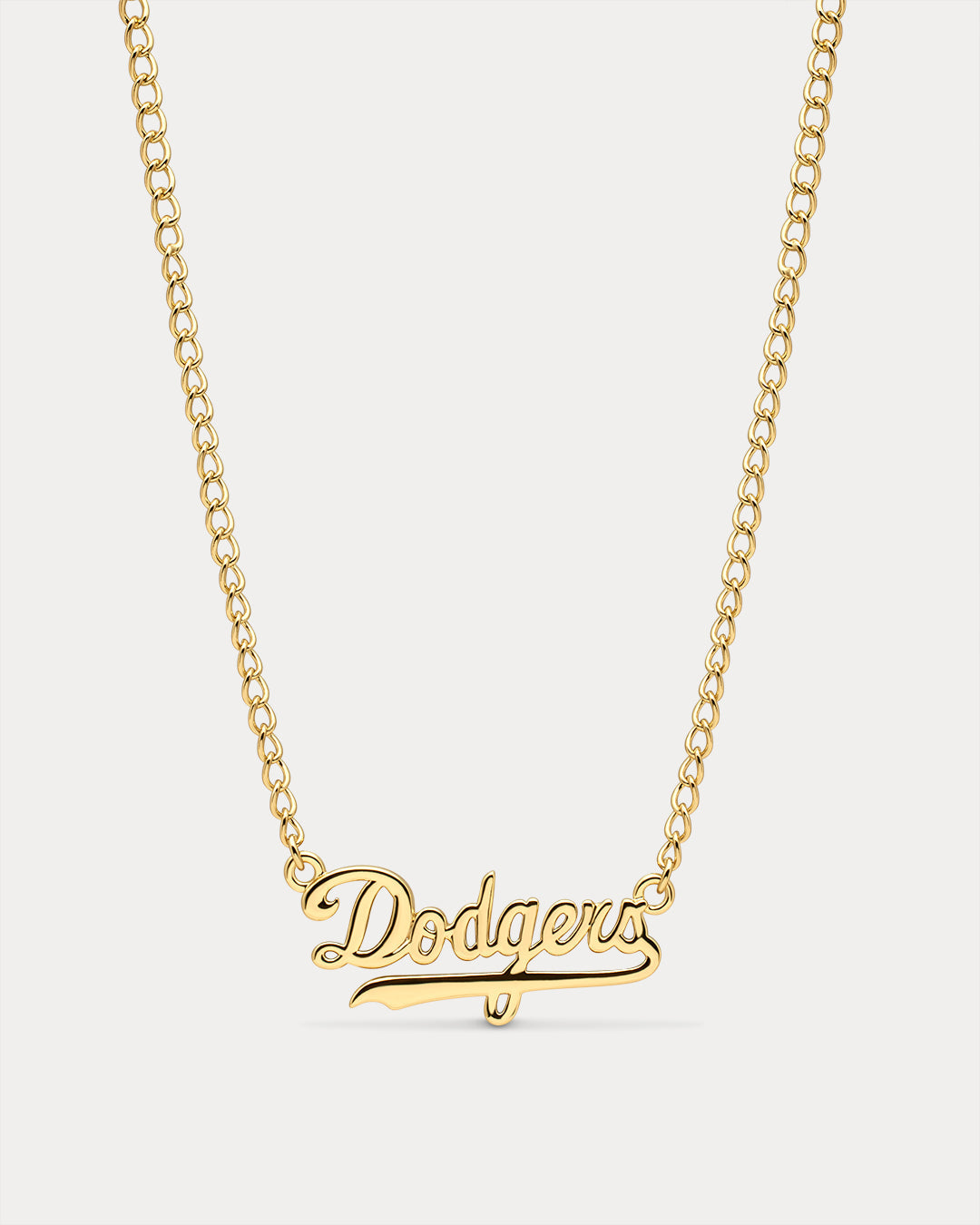 MLB Nameplate Necklace in Gold