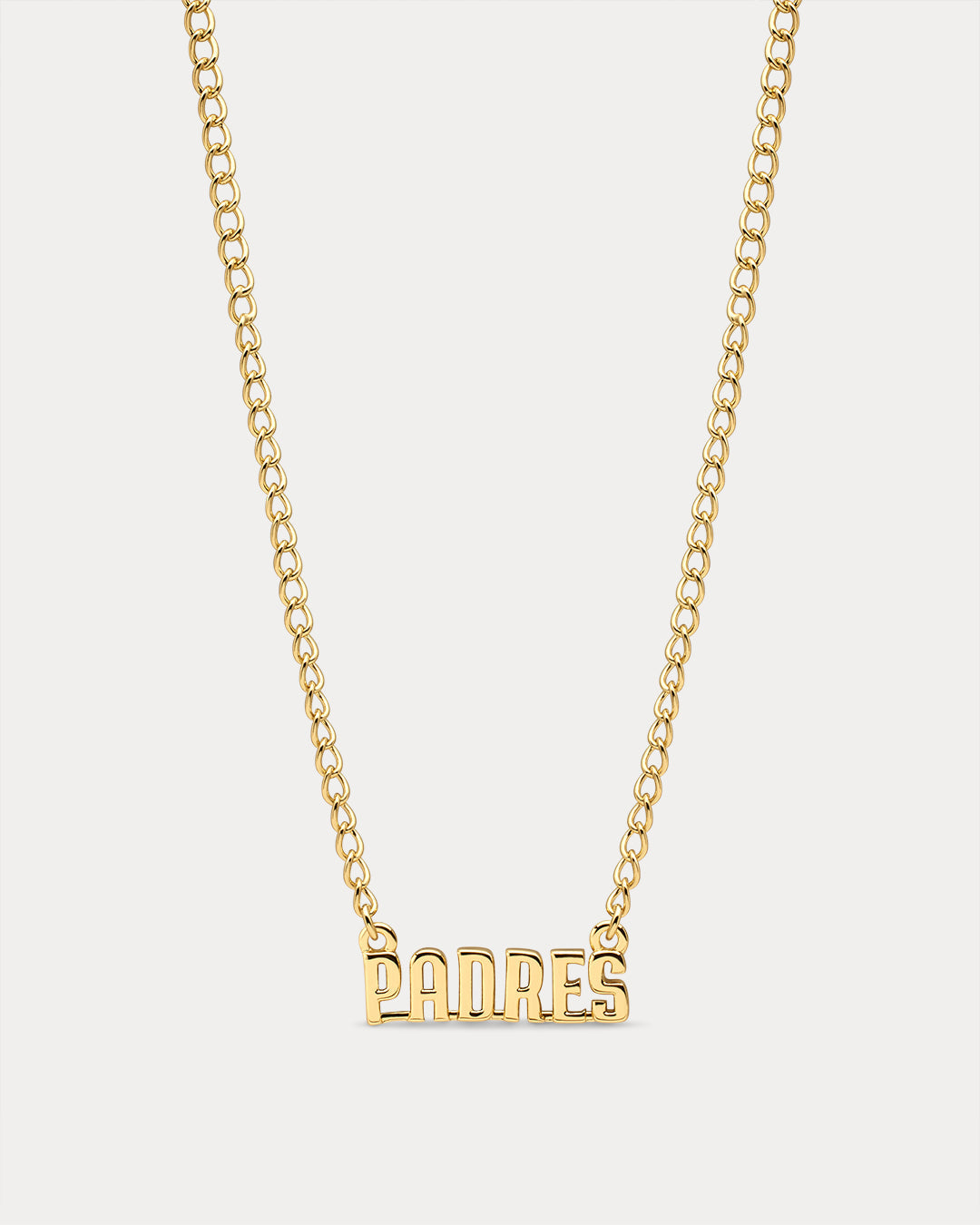MLB Nameplate Necklace in Gold — alternate view 2 2