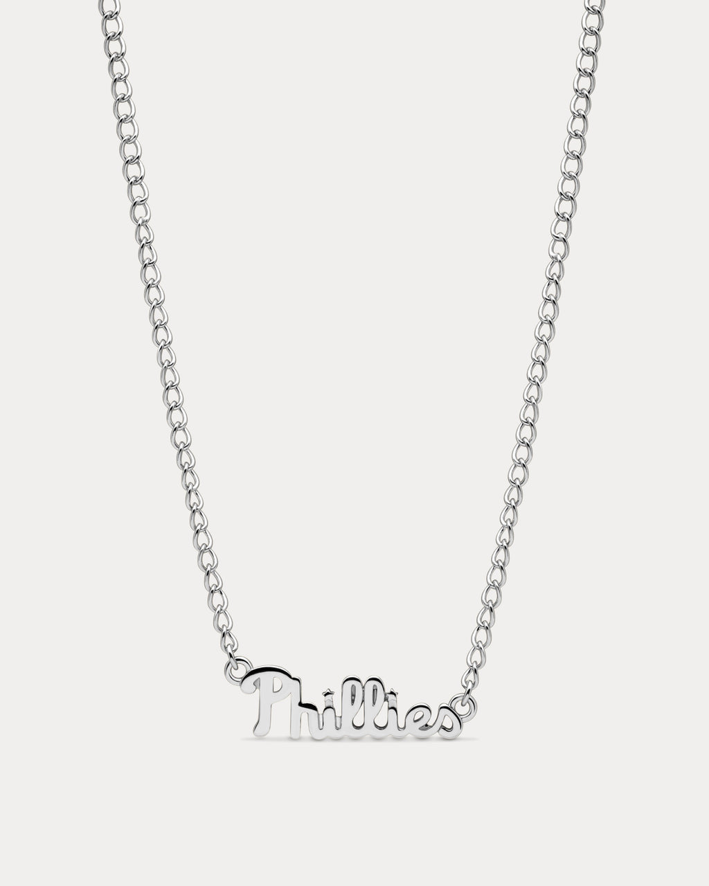 MLB Nameplate Necklace in Silver — alternate view 3