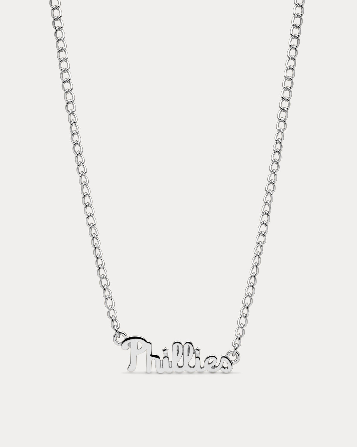 MLB Nameplate Necklace in Silver — alternate view 3