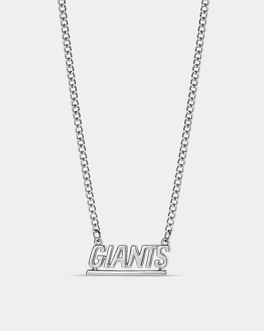 NFL Nameplate Necklace - Silver — alternate view 2