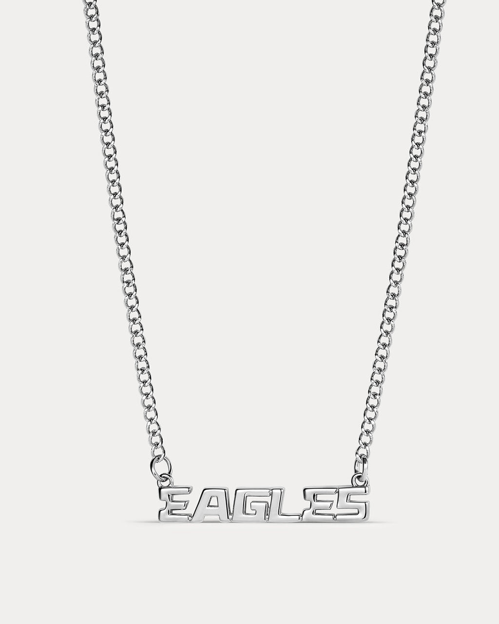 NFL Nameplate Necklace - Silver — another angle