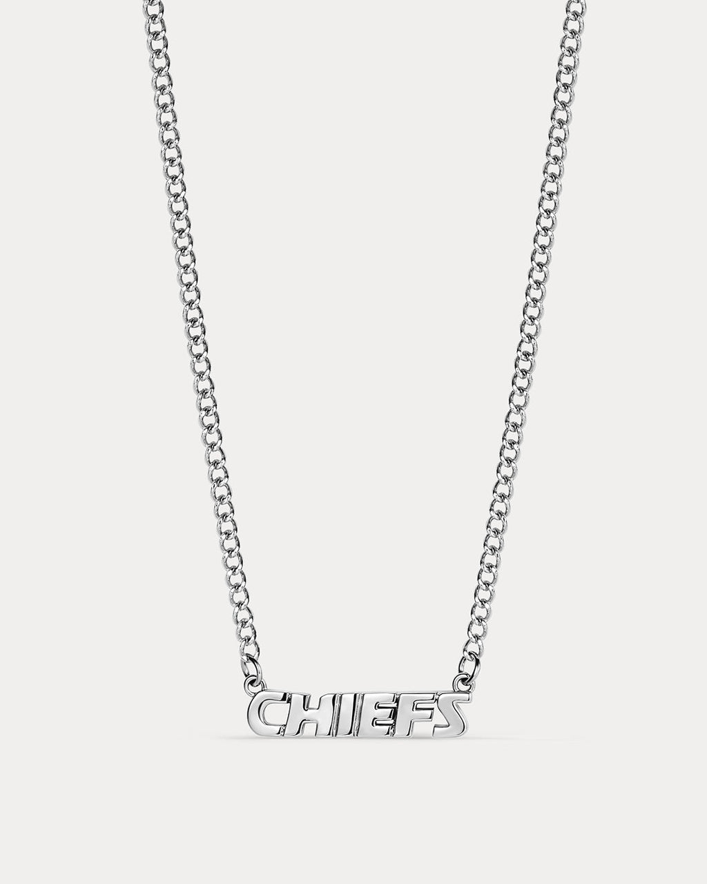 NFL Nameplate Necklace - Silver