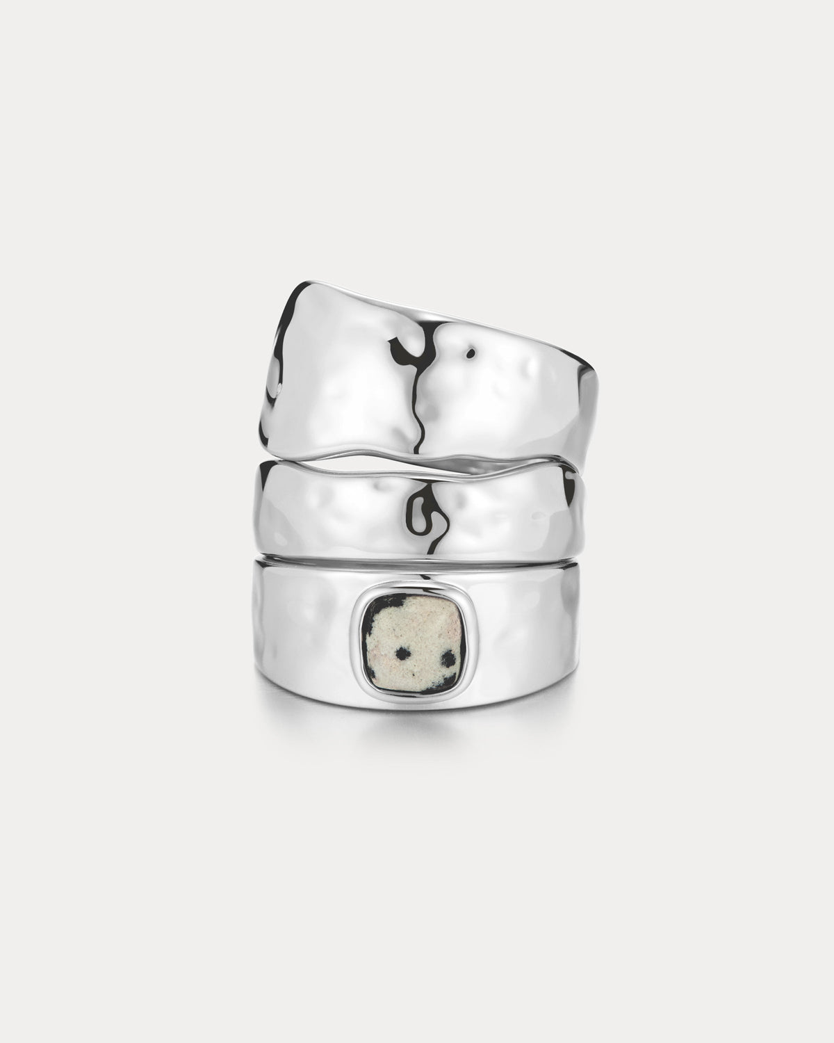 Palma Toe Ring Set - Silver