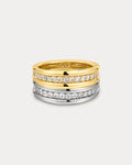 Wave Bezel Band Set - Rings