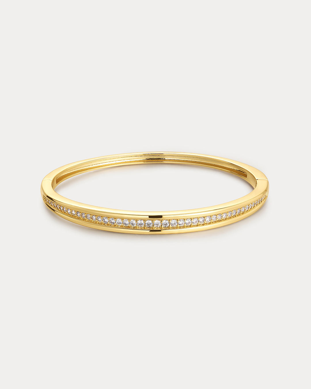 Wave Hinge Cuff in Gold - Bracelets