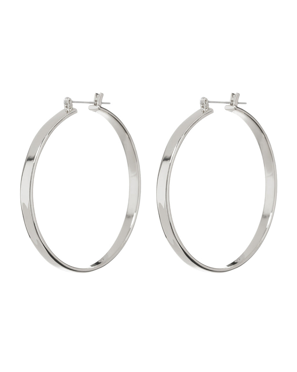 XL Celine Hoops - Silver