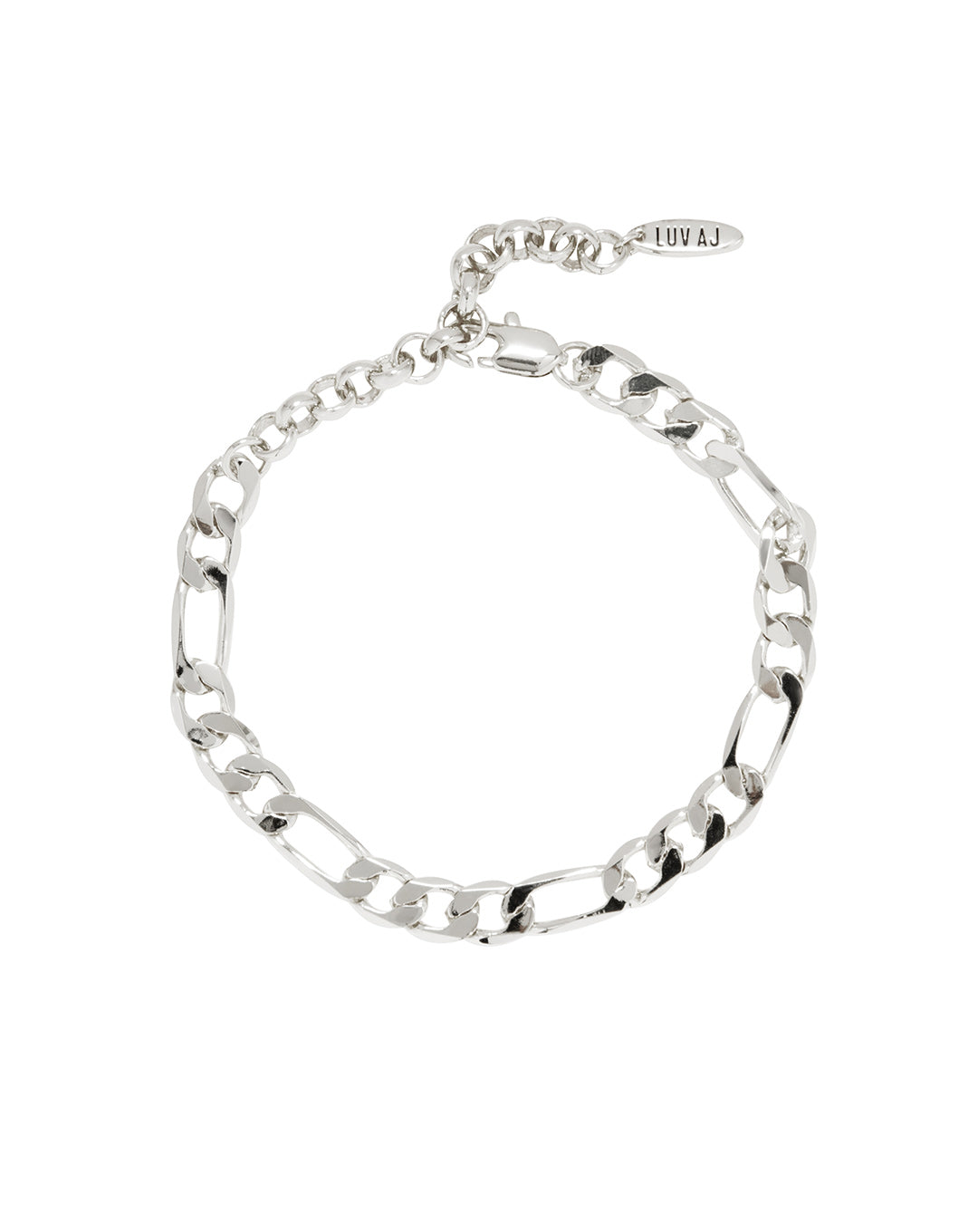 XL Figaro Bracelet - Silver