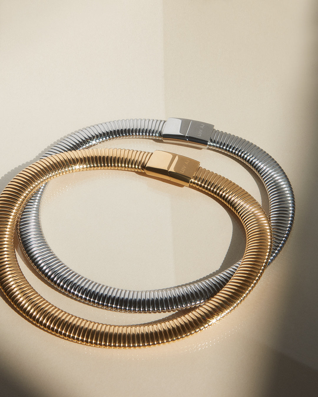 XL Snake Chain Necklace — detail view